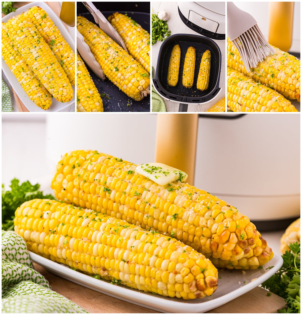 *Air Fryer Corn on the Cob + Reel + Video