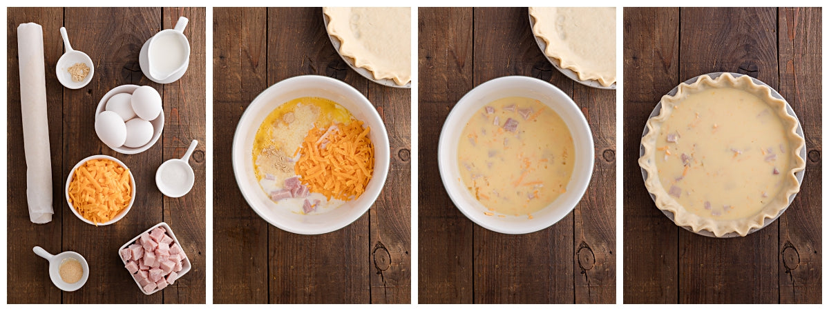 *Ham and Cheese Quiche Exclusive