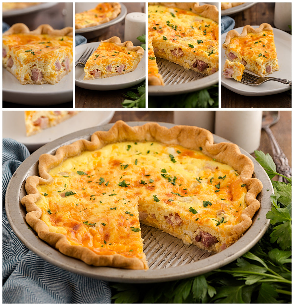 *Ham and Cheese Quiche Exclusive