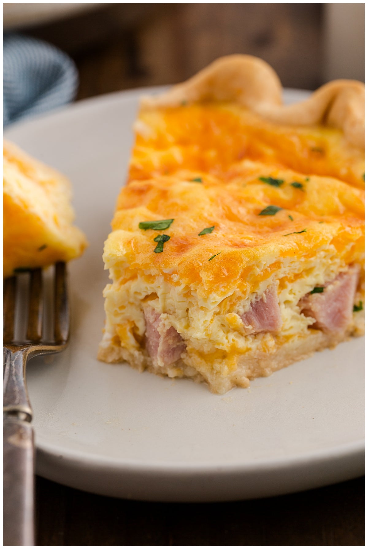 *Ham and Cheese Quiche Exclusive