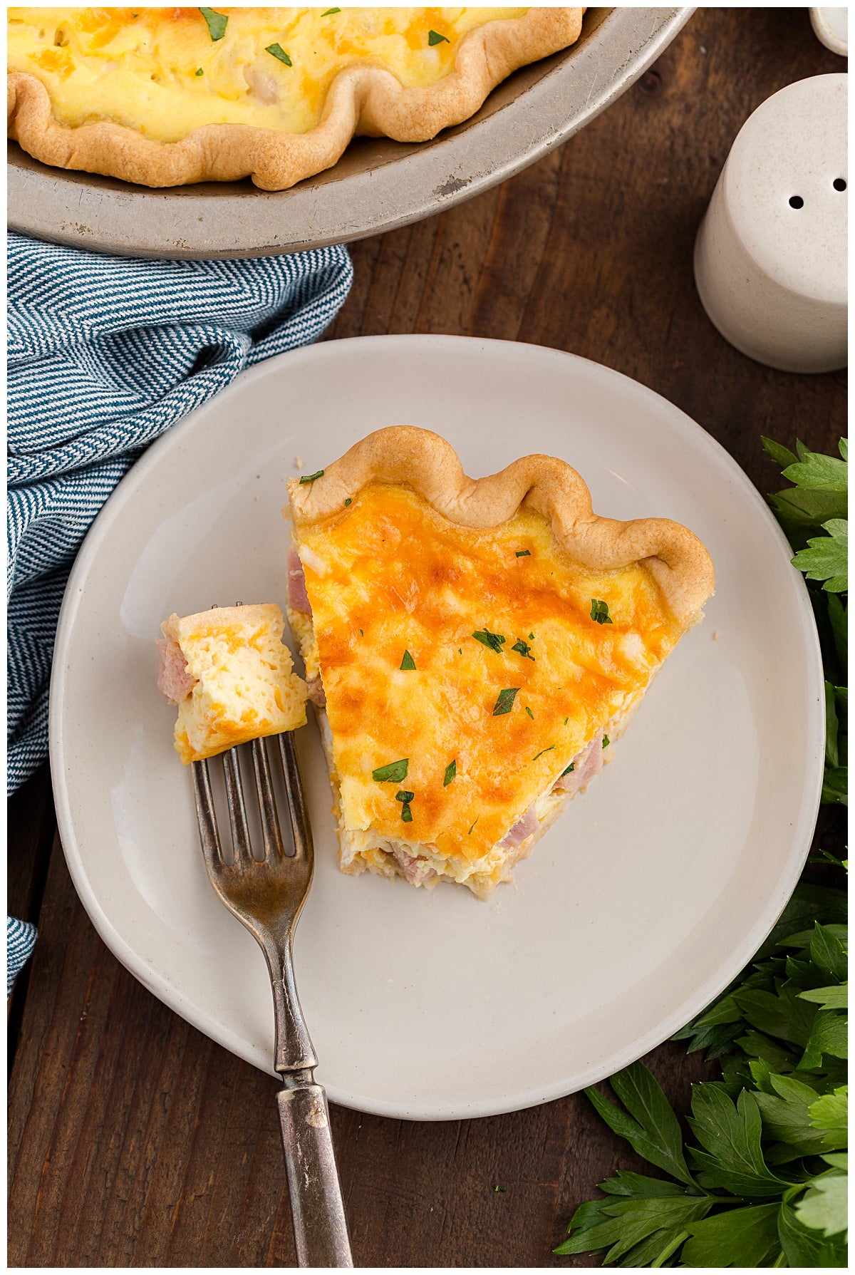 *Ham and Cheese Quiche Exclusive