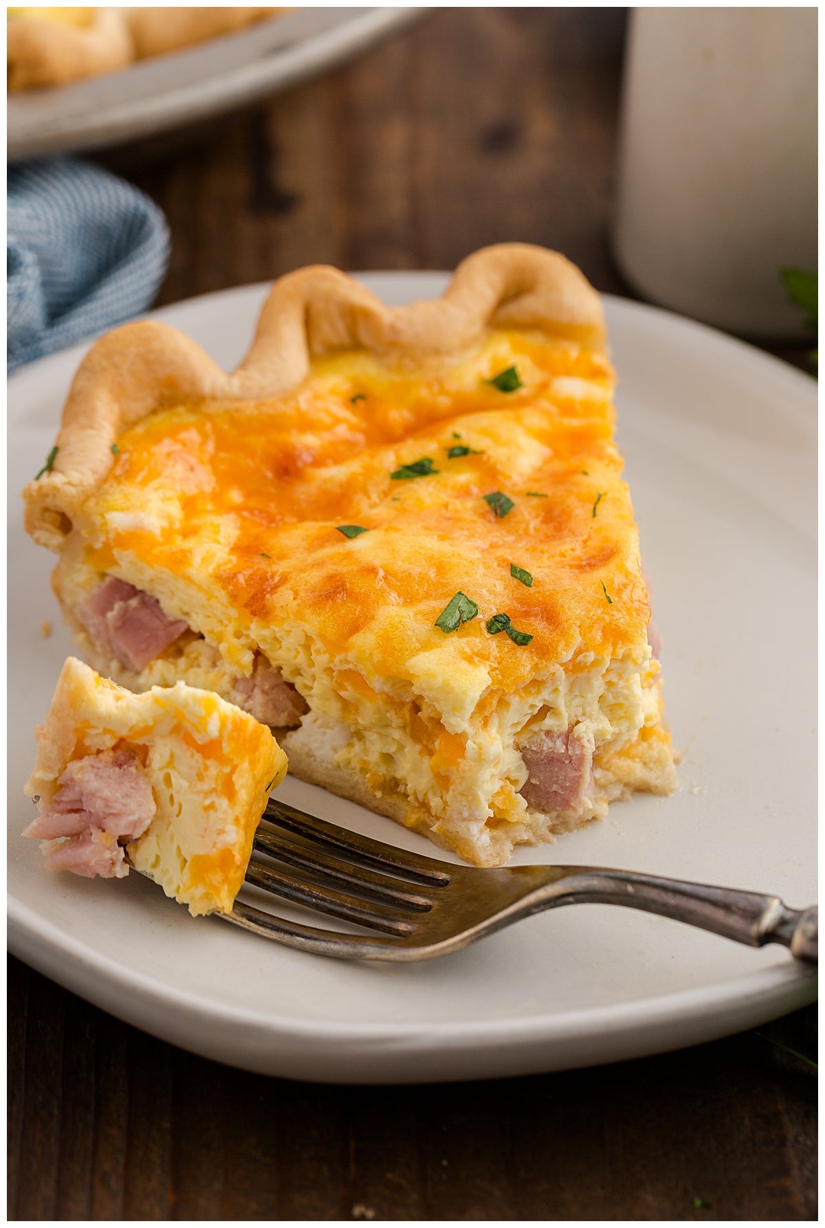 *Ham and Cheese Quiche Exclusive
