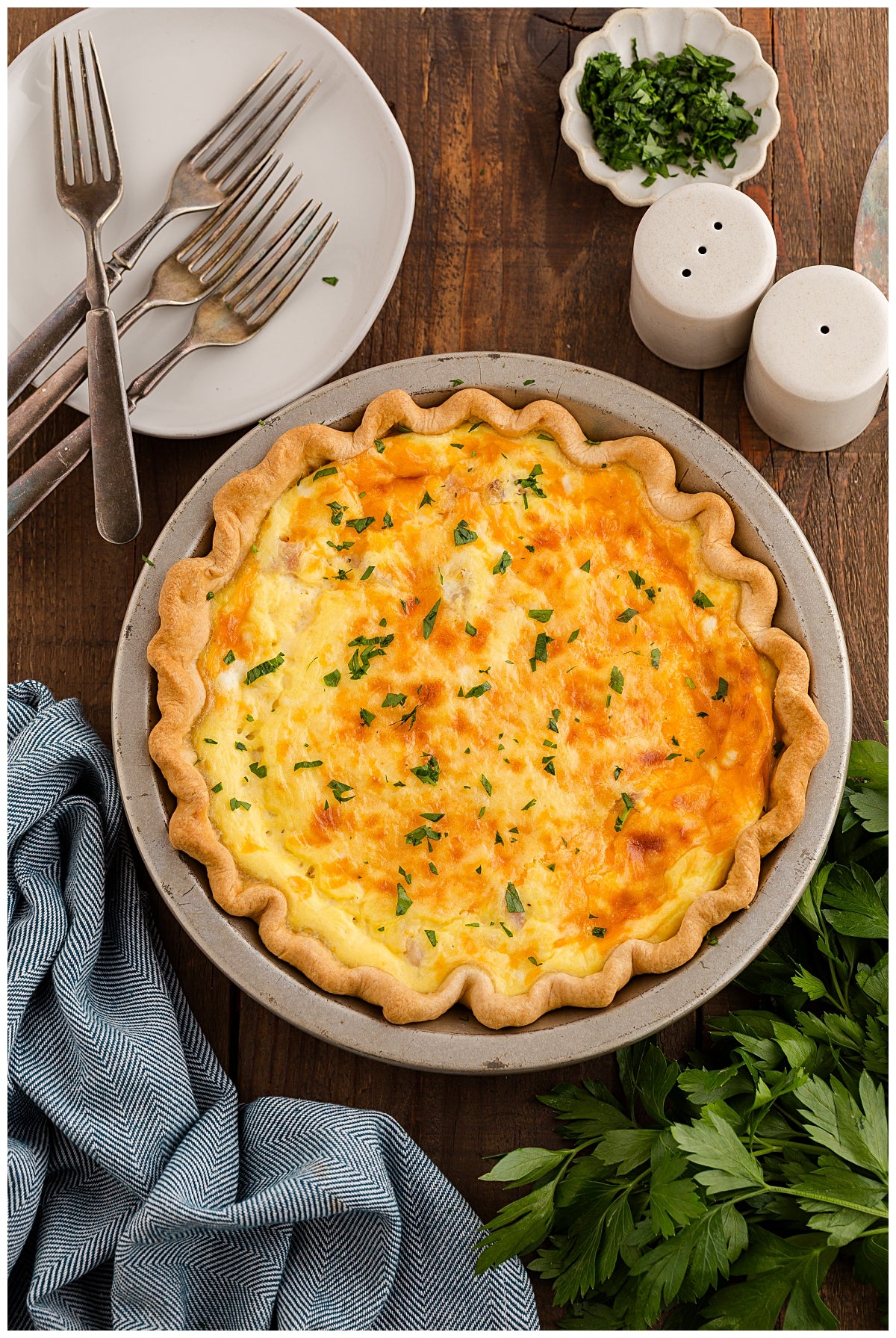*Ham and Cheese Quiche Exclusive