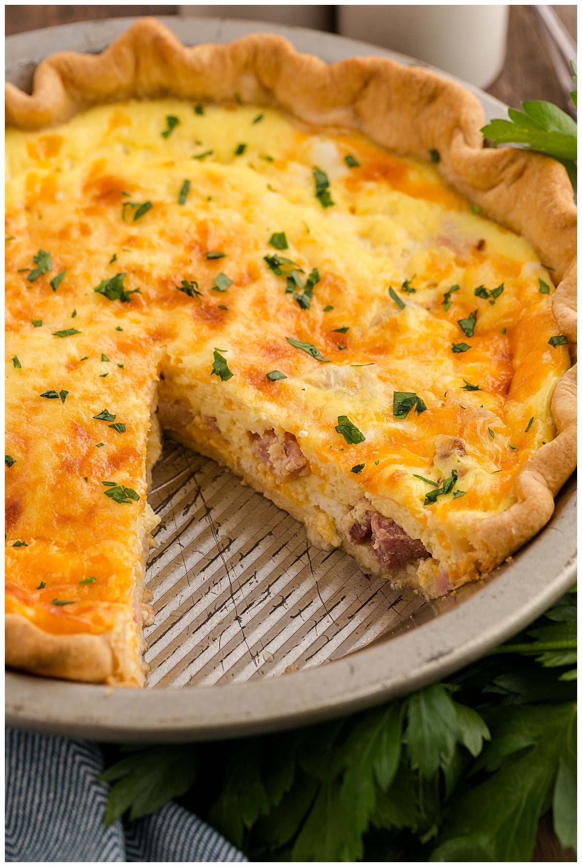 *Ham and Cheese Quiche Exclusive