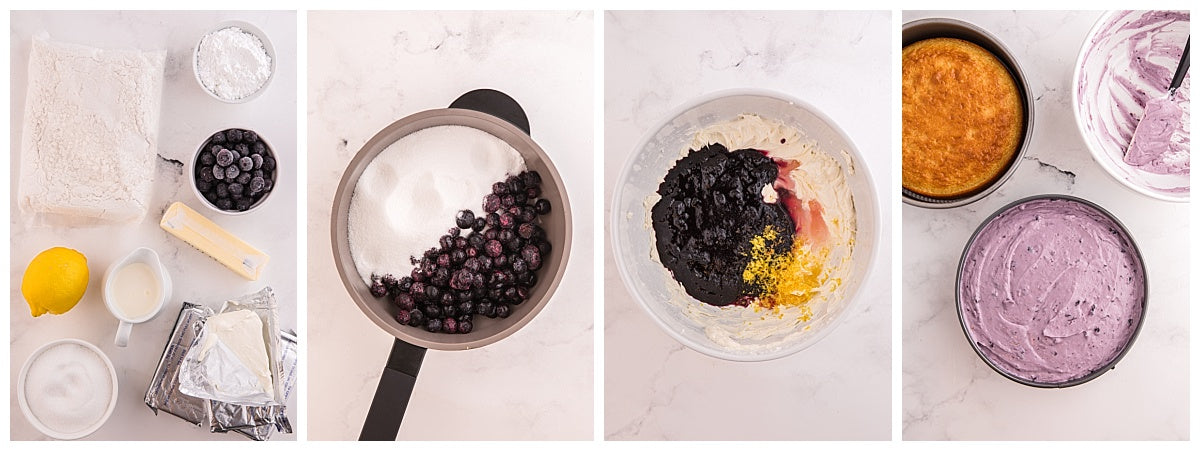 Blueberry Lemon Cheesecake Cake Exclusive
