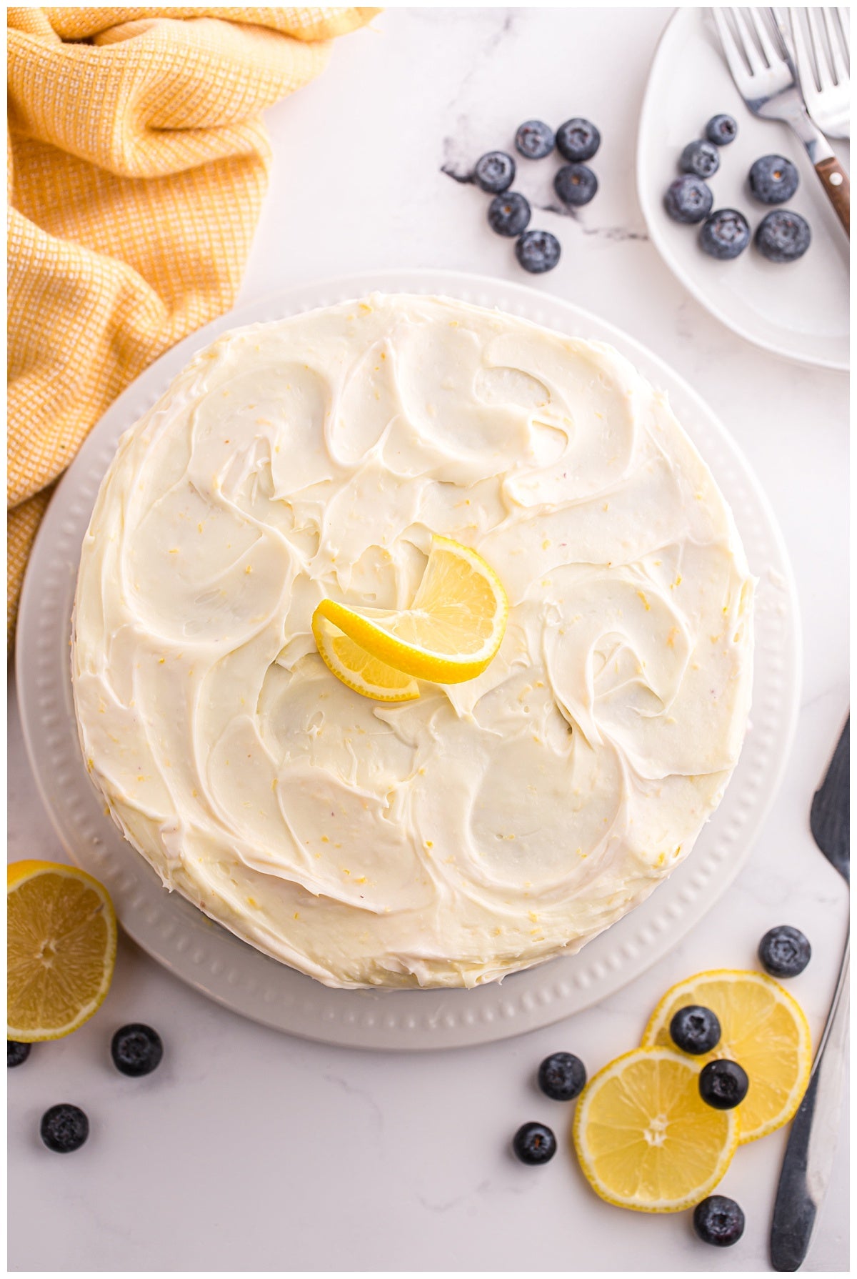 Blueberry Lemon Cheesecake Cake Exclusive
