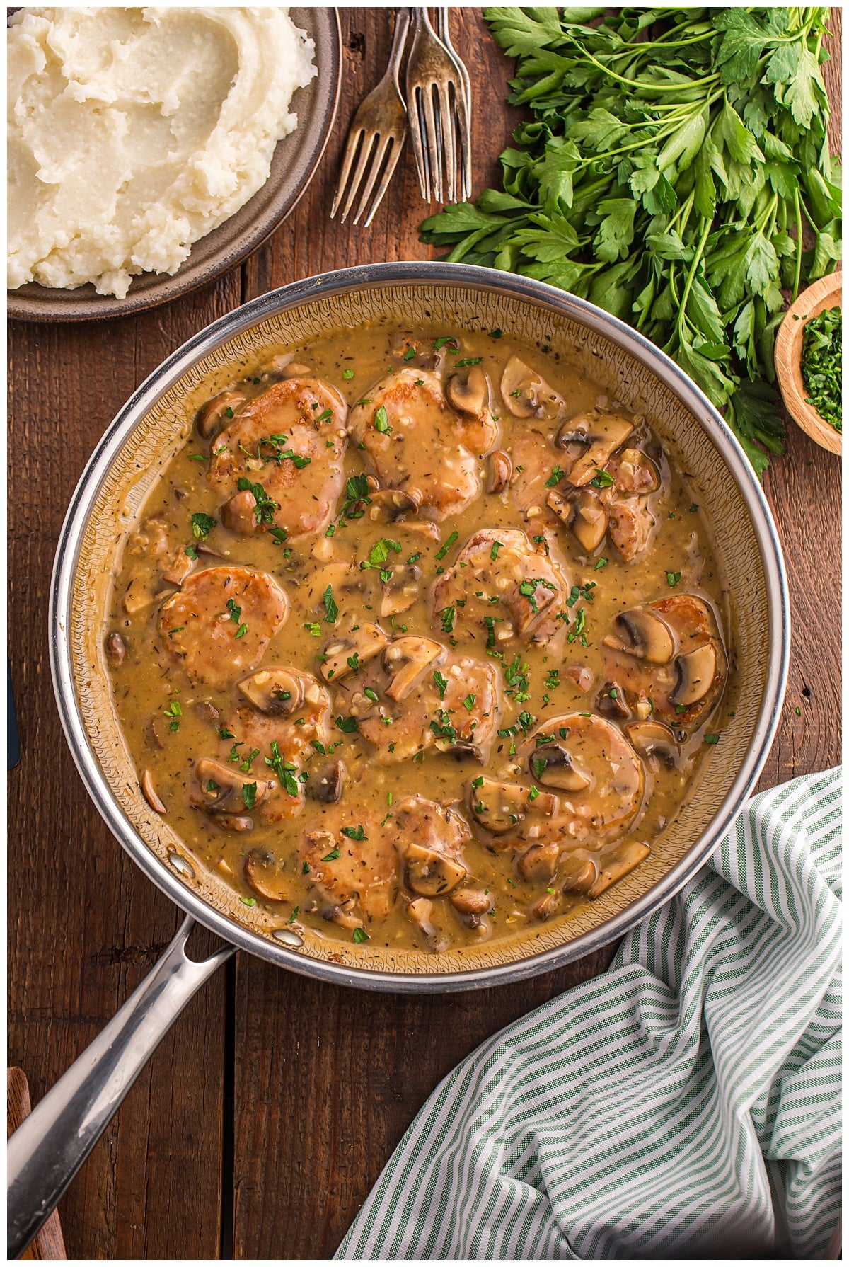 Pork Medallions with Mushroom Gravy Exclusive
