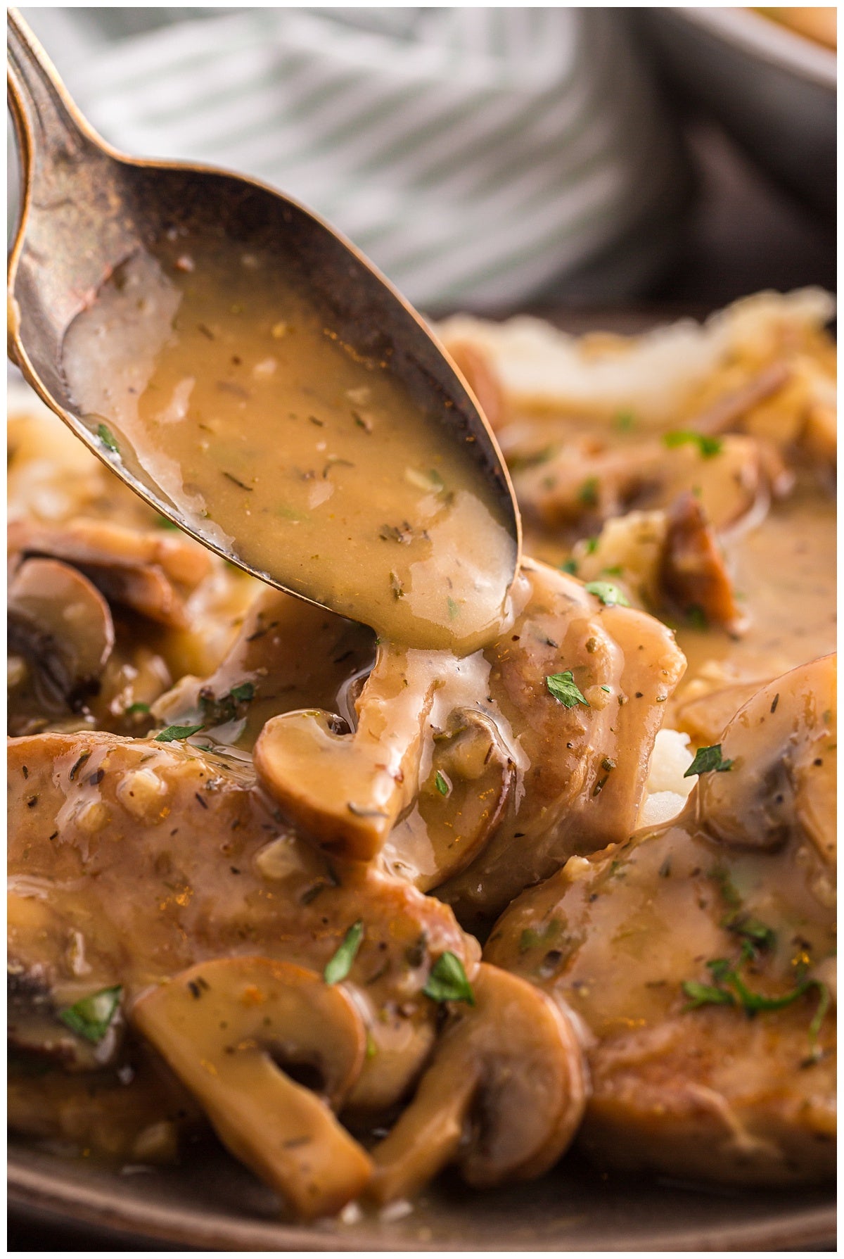 Pork Medallions with Mushroom Gravy Exclusive