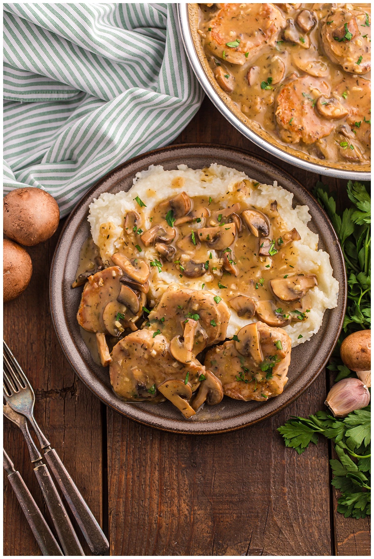 Pork Medallions with Mushroom Gravy Exclusive