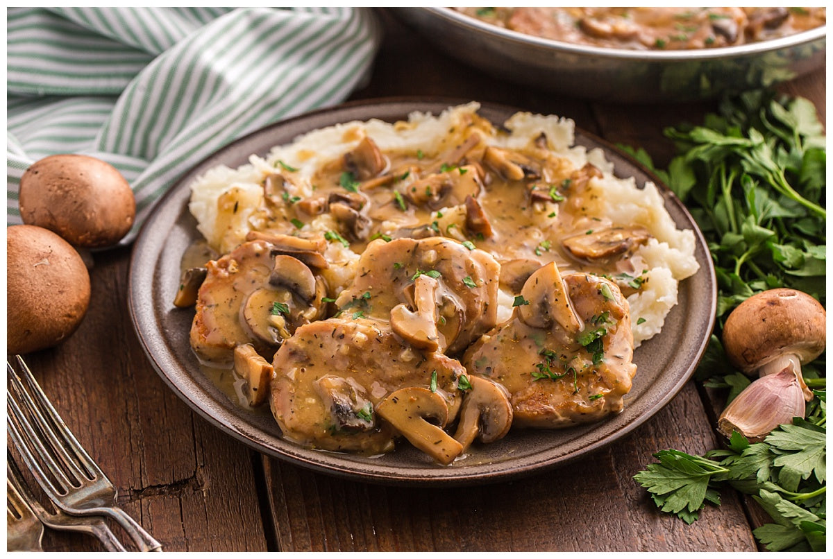 Pork Medallions with Mushroom Gravy Exclusive