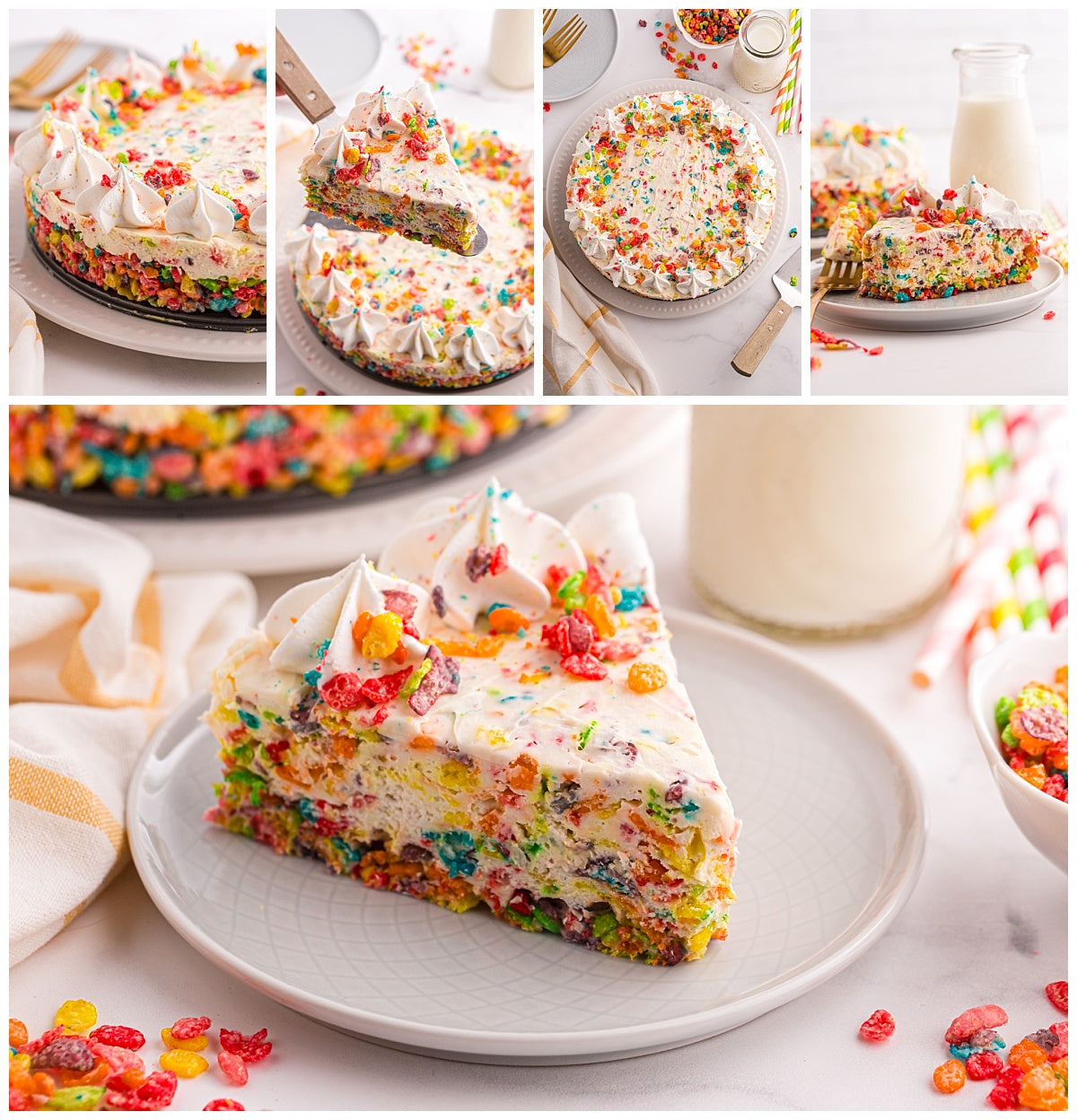 Fruity Pebbles Cheesecake (No Bake) Exclusive