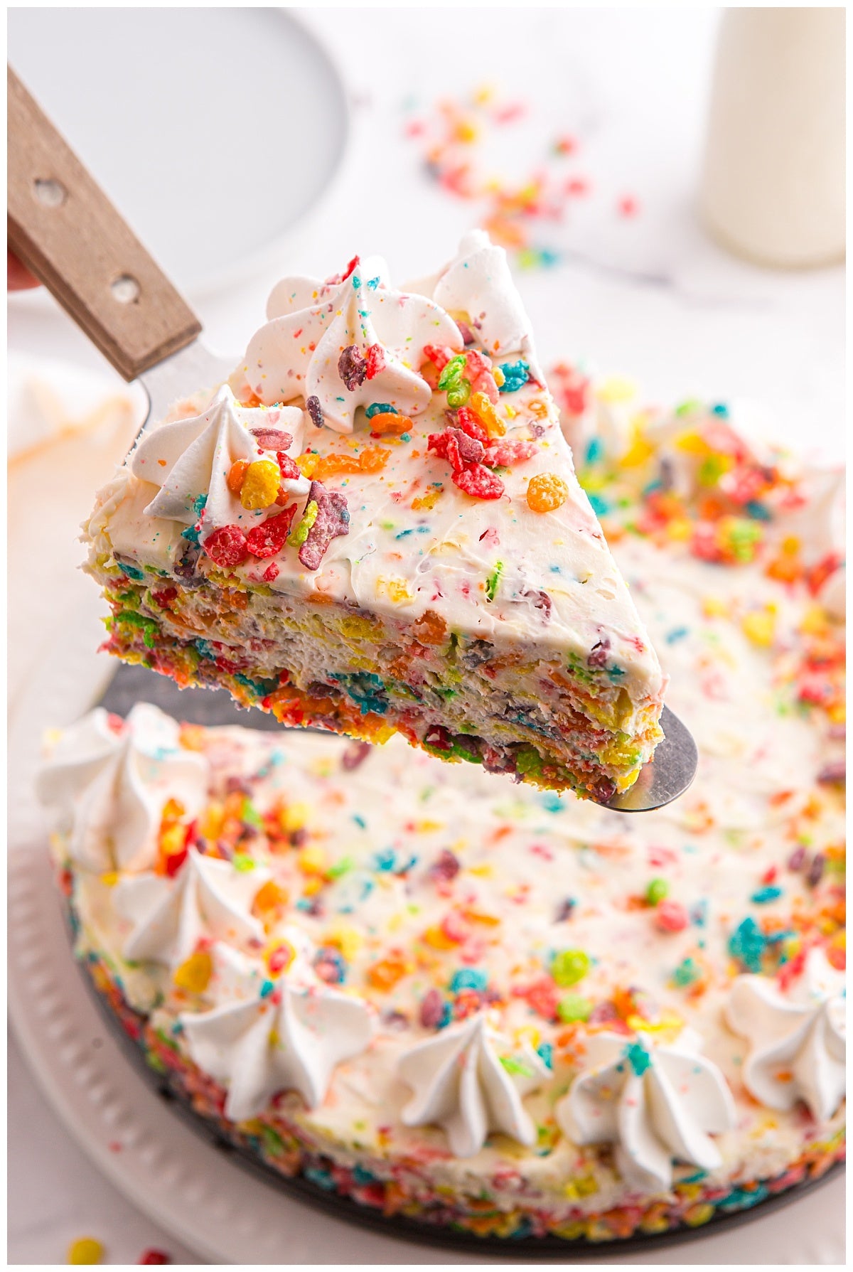 Fruity Pebbles Cheesecake (No Bake) Exclusive