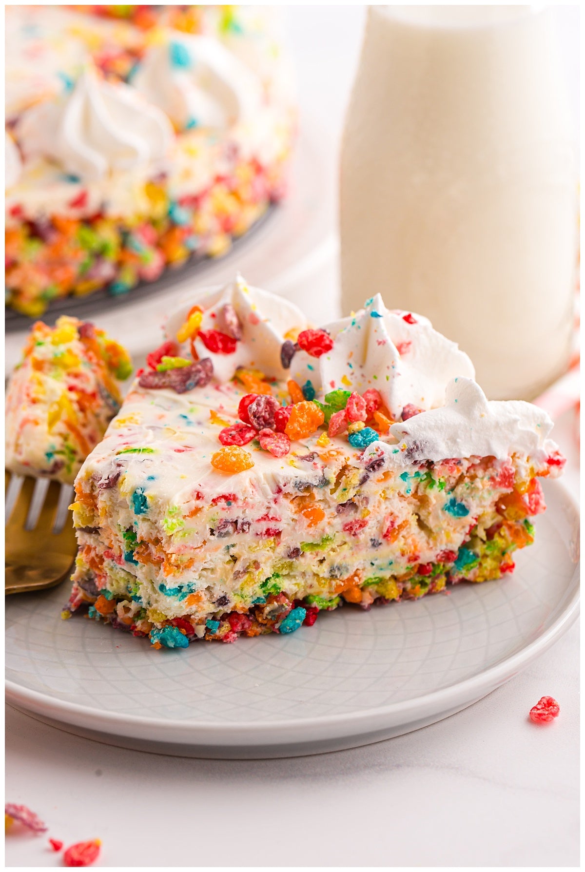 Fruity Pebbles Cheesecake (No Bake) Exclusive