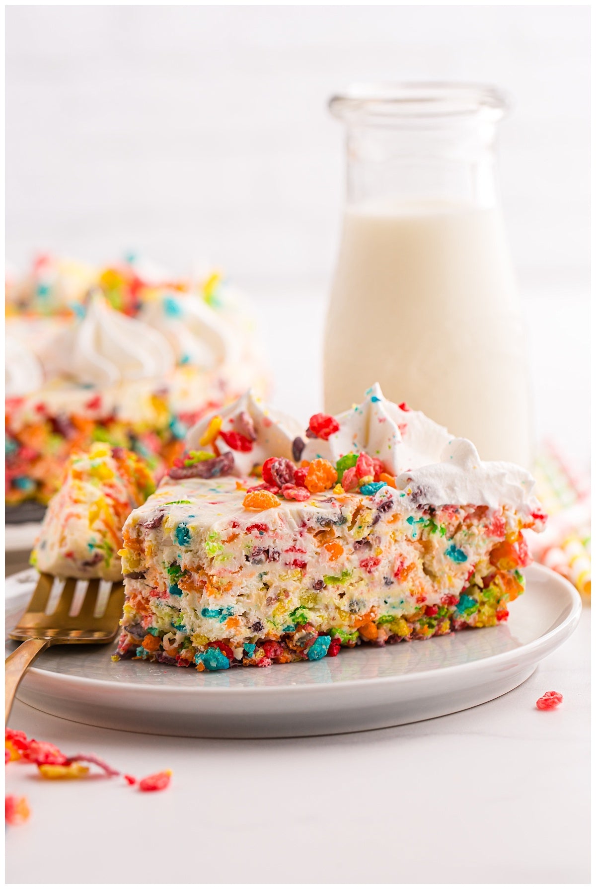 Fruity Pebbles Cheesecake (No Bake) Exclusive
