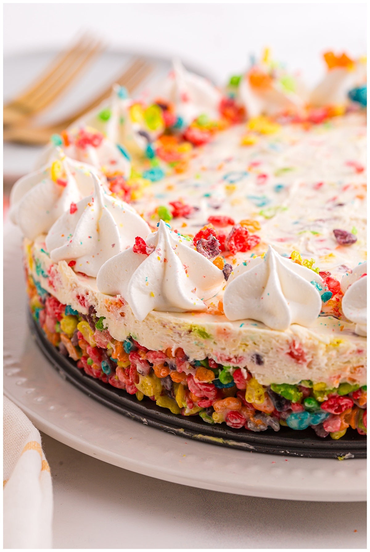 Fruity Pebbles Cheesecake (No Bake) Exclusive