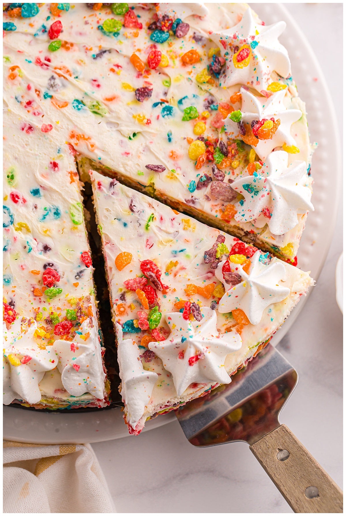 Fruity Pebbles Cheesecake (No Bake) Exclusive