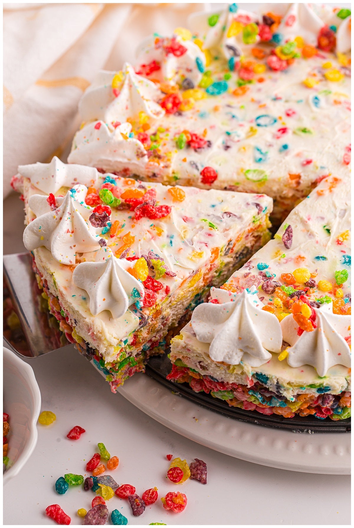 Fruity Pebbles Cheesecake (No Bake) Exclusive