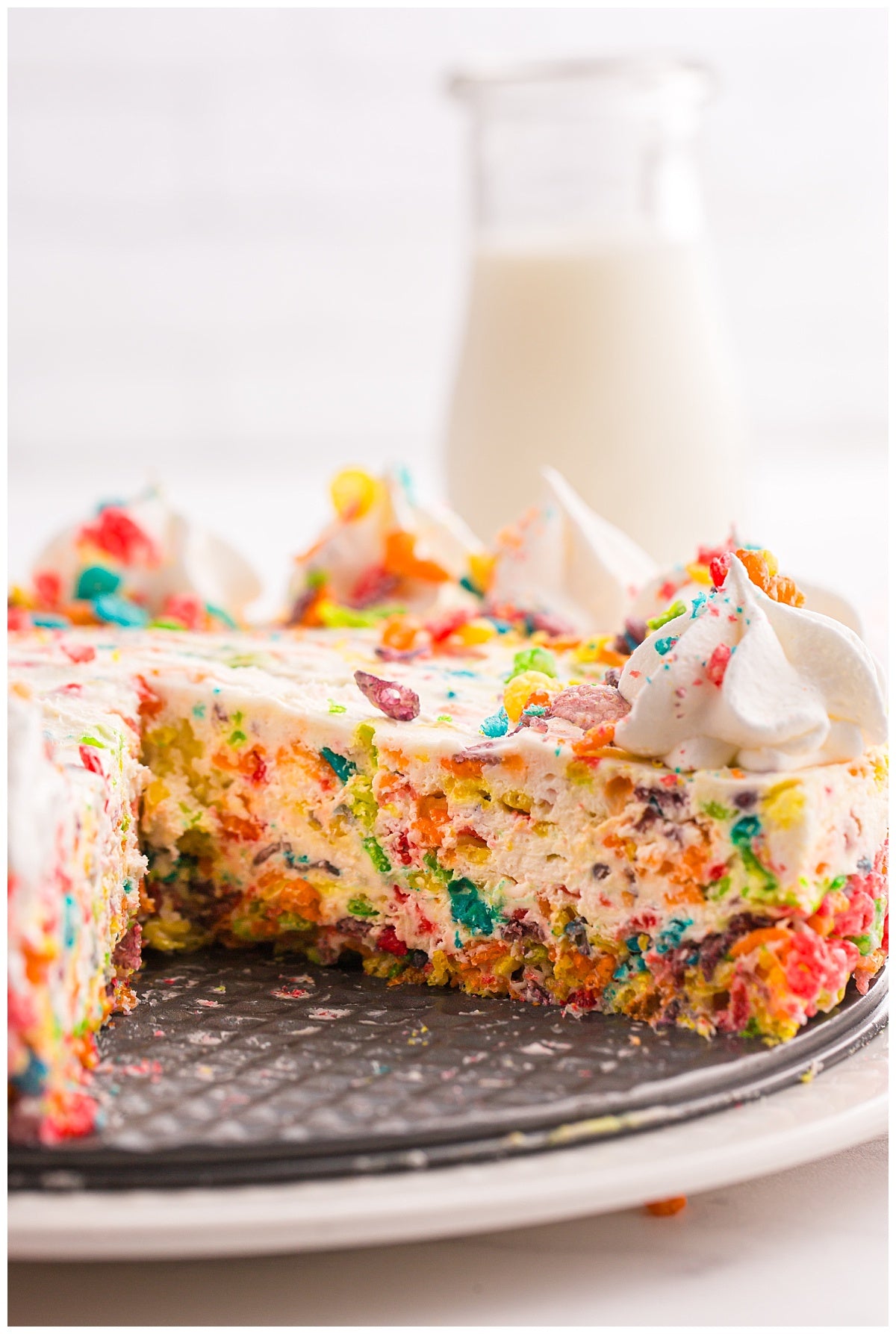 Fruity Pebbles Cheesecake (No Bake) Exclusive