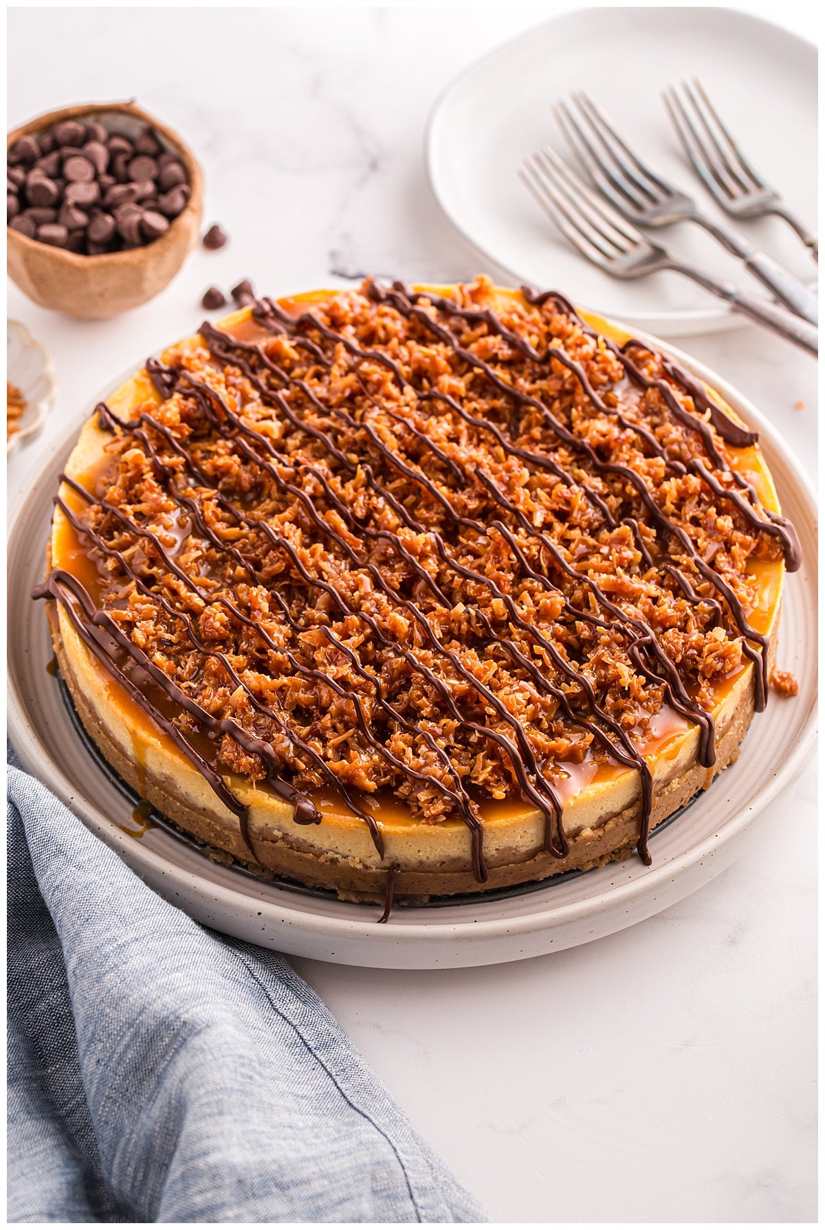 Samoa Cheesecake (Baked) Exclusive