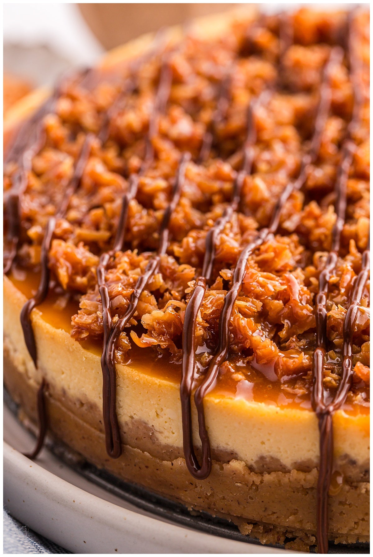Samoa Cheesecake (Baked) Exclusive