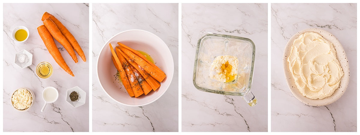 *Roasted Carrots with Whipped Ricotta