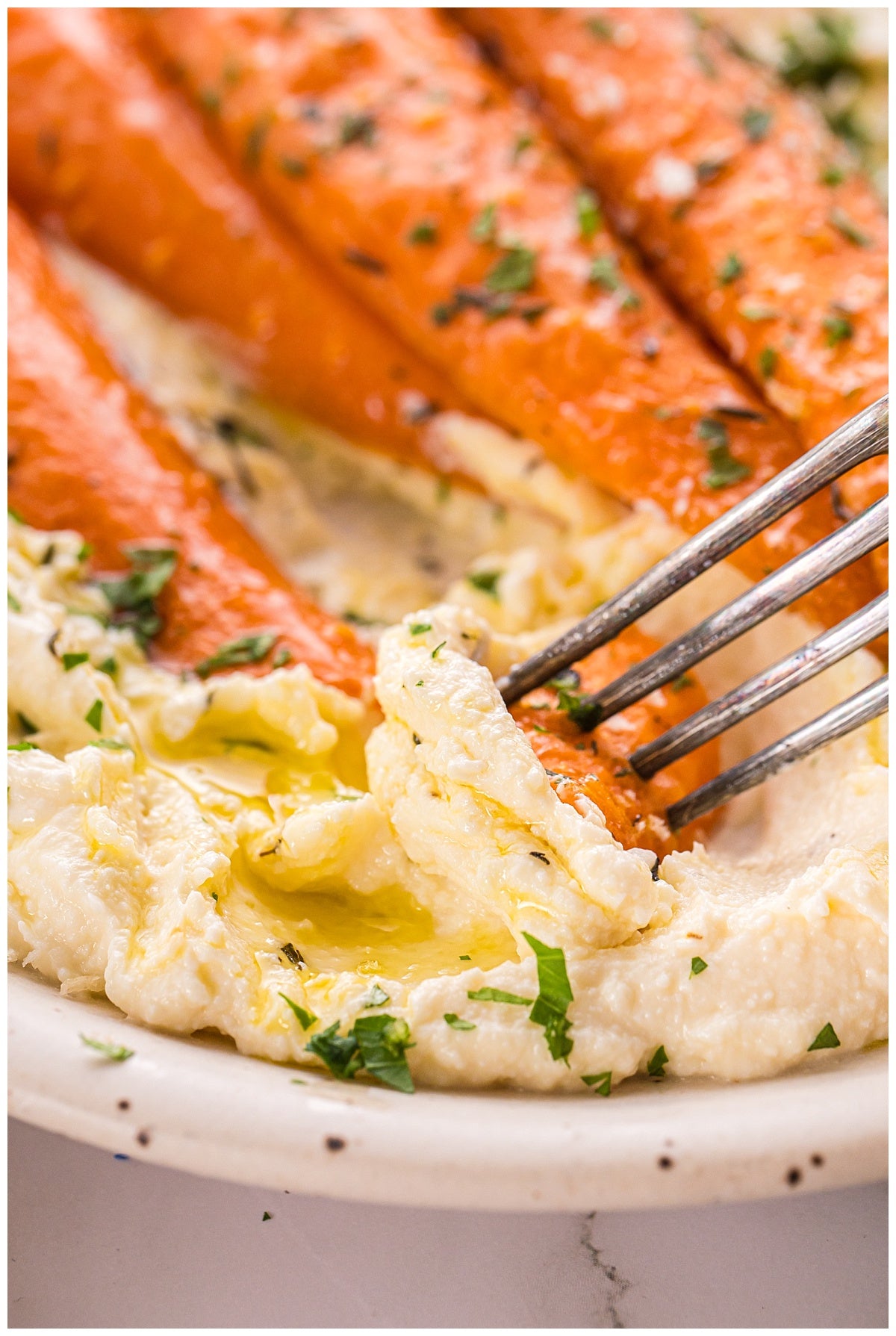 *Roasted Carrots with Whipped Ricotta