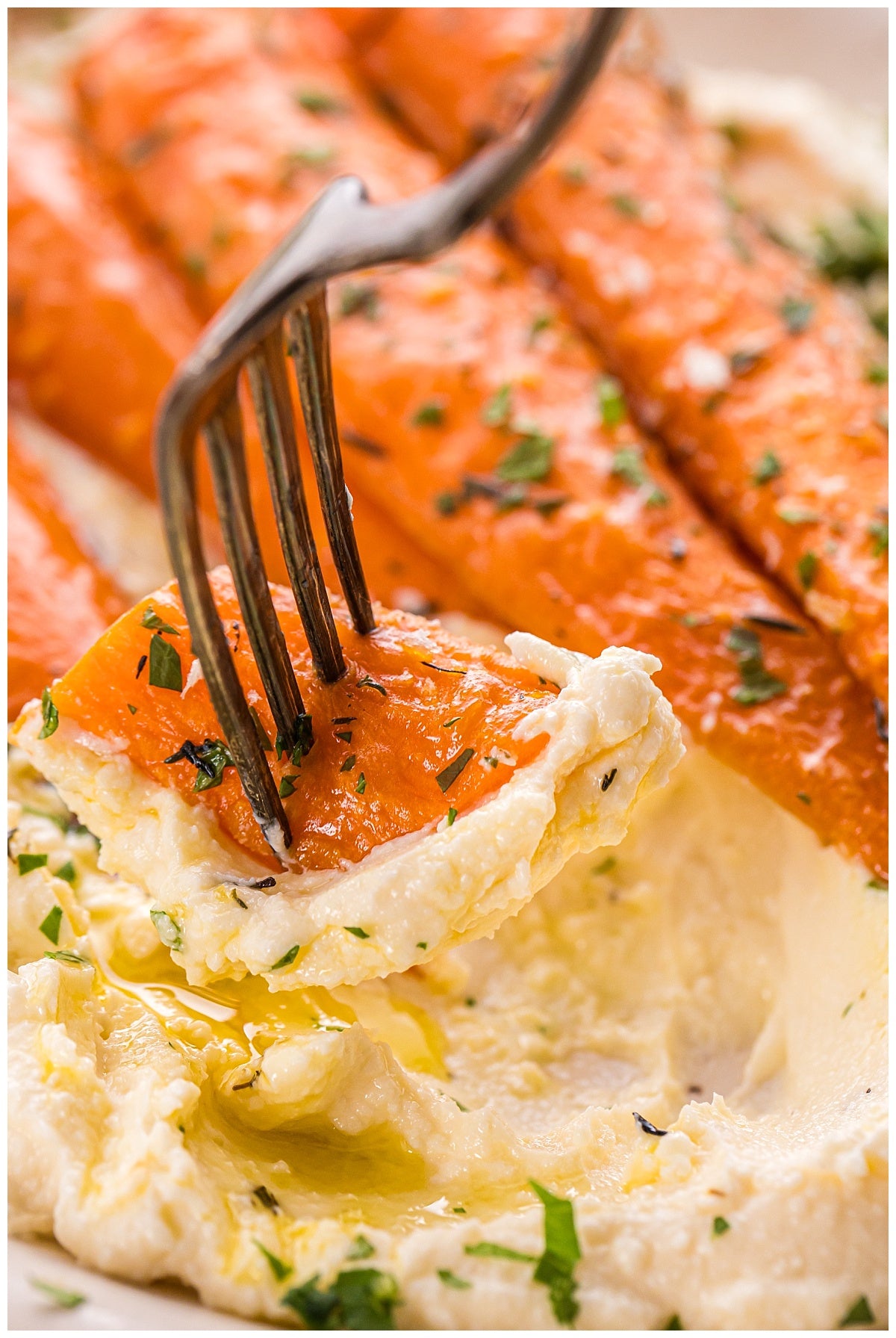 *Roasted Carrots with Whipped Ricotta