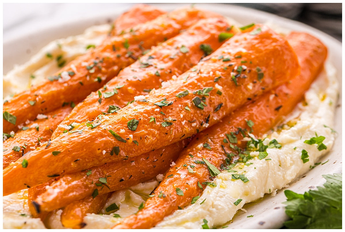 *Roasted Carrots with Whipped Ricotta