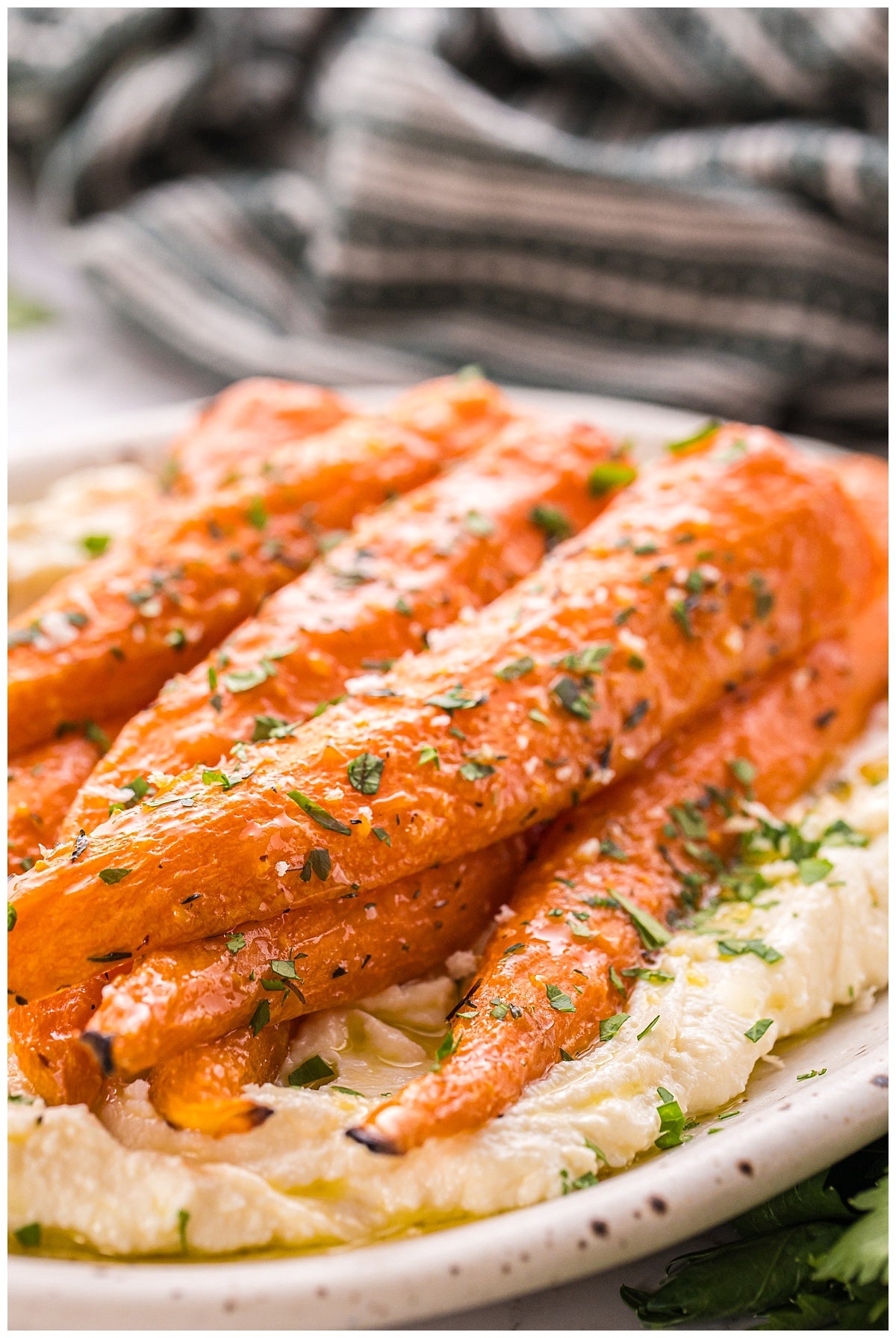 *Roasted Carrots with Whipped Ricotta
