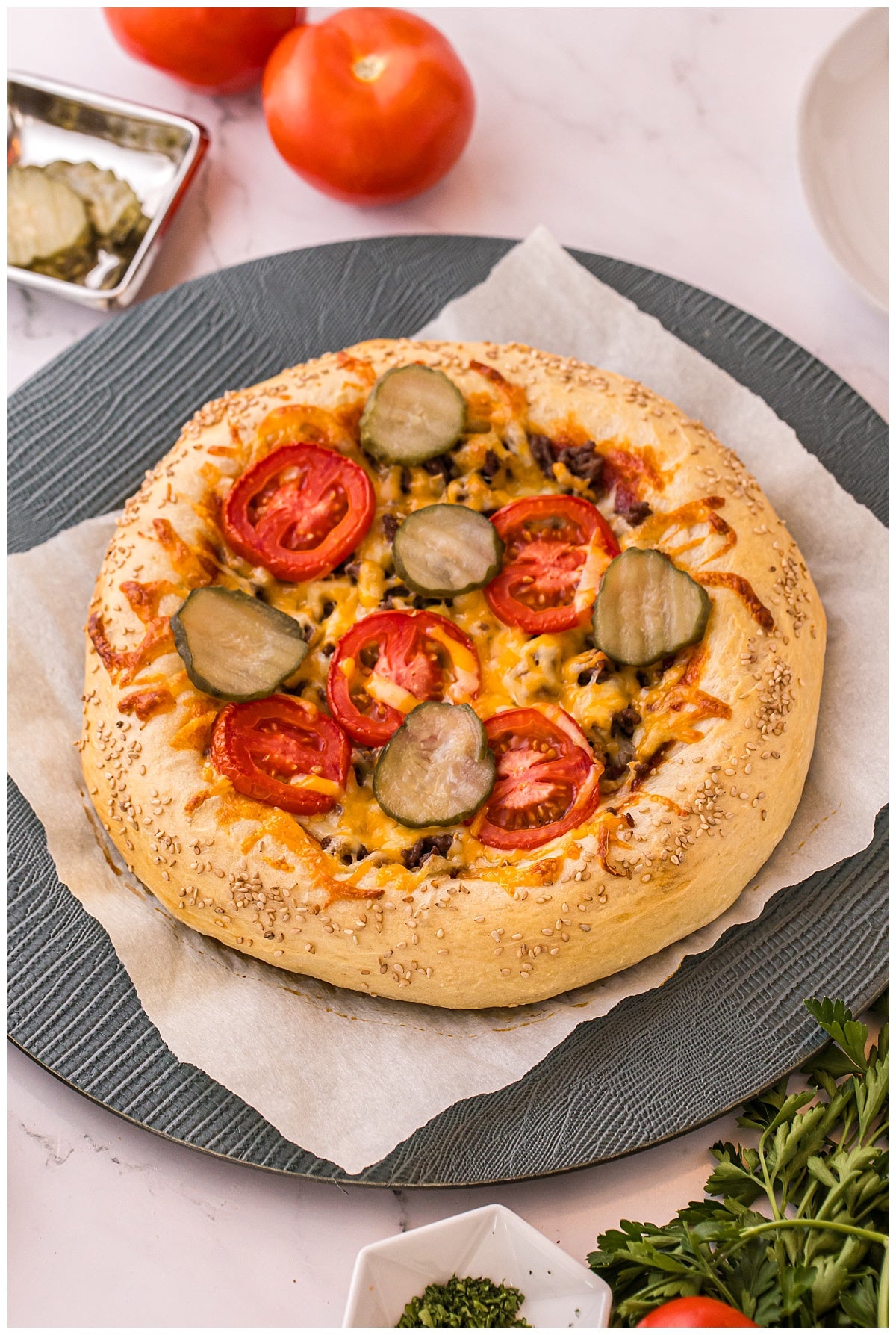 Cheeseburger Pizza Exclusive